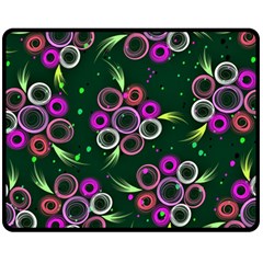 Floral-5522380 Two Sides Fleece Blanket (medium) by lipli