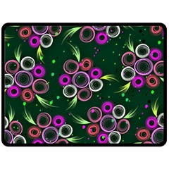 Floral-5522380 Two Sides Fleece Blanket (large) by lipli