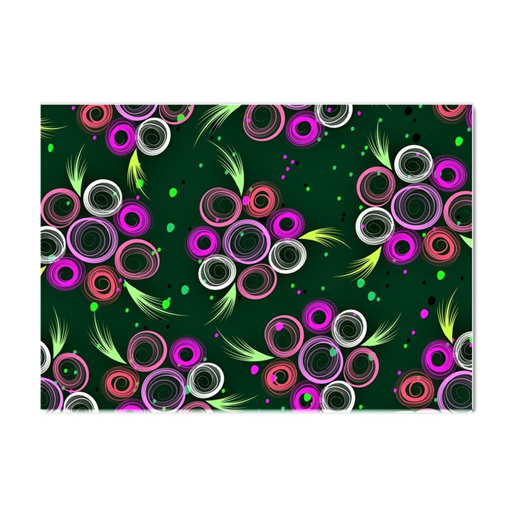 Floral-5522380 Crystal Sticker (A4)