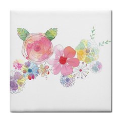 Flower-2342706 Tile Coaster