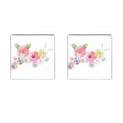 Flower-2342706 Cufflinks (square) by lipli