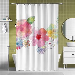 Flower-2342706 Shower Curtain 48  X 72  (small)  by lipli