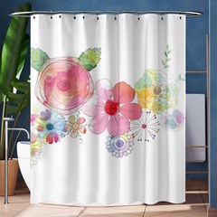 Flower-2342706 Shower Curtain 60  X 72  (medium)  by lipli