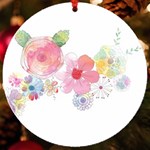 Flower-2342706 UV Print Acrylic Ornament Round Front