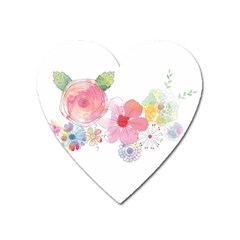 Flower-2342706 Heart Magnet by lipli