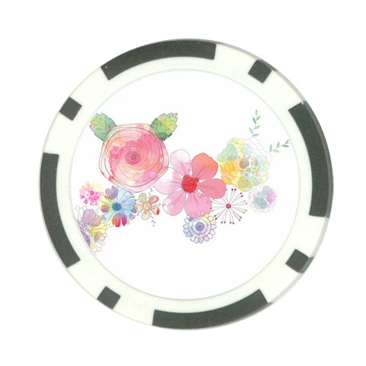 Flower-2342706 Poker Chip Card Guard