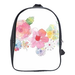 Flower-2342706 School Bag (xl) by lipli