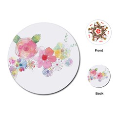 Flower-2342706 Playing Cards Single Design (round) by lipli