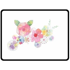 Flower-2342706 Two Sides Fleece Blanket (large) by lipli