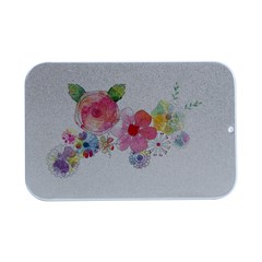 Flower-2342706 Open Lid Metal Box (silver)  