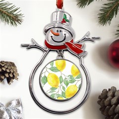 Fruit-2310212 Metal Snowman Ornament