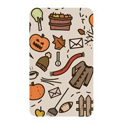 Halloween Doodle Autumn Pumpkin Memory Card Reader (rectangular) by Bedest