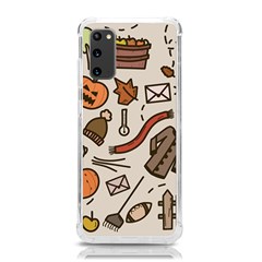 Halloween Doodle Autumn Pumpkin Samsung Galaxy S20 6 2 Inch Tpu Uv Case by Bedest