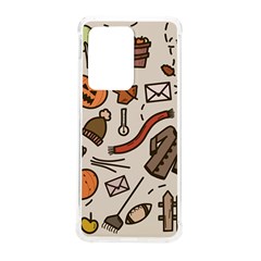 Halloween Doodle Autumn Pumpkin Samsung Galaxy S20 Ultra 6 9 Inch Tpu Uv Case by Bedest