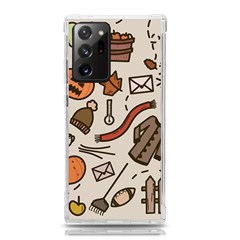 Halloween Doodle Autumn Pumpkin Samsung Galaxy Note 20 Ultra Tpu Uv Case by Bedest