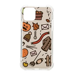 Halloween Doodle Autumn Pumpkin Iphone 11 Pro 5 8 Inch Tpu Uv Print Case by Bedest