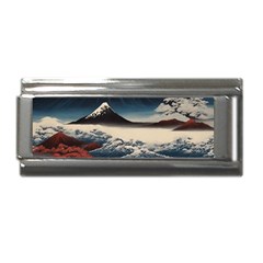 Hokusai Moutains Japan Superlink Italian Charm (9mm) by Bedest