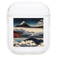 Hokusai Moutains Japan Soft Tpu Airpods 1/2 Case by Bedest