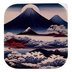 Hokusai Moutains Japan Stacked Food Storage Container by Bedest