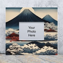 Hokusai Moutains Japan White Wall Photo Frame 5  X 7  by Bedest