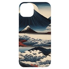 Hokusai Moutains Japan Iphone 14 Plus Black Uv Print Case