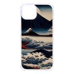 Hokusai Moutains Japan Iphone 13 Tpu Uv Print Case by Bedest