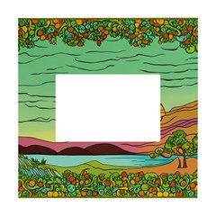 Painting Colors Box Green White Box Photo Frame 4  X 6 