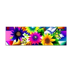 Flower Vase Flower Collage Pop Art Sticker (bumper) by Bedest