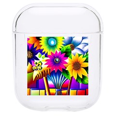 Flower Vase Flower Collage Pop Art Hard Pc Airpods 1/2 Case