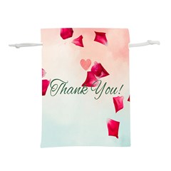 Thank You Design Lightweight Drawstring Pouch (m) by lipli