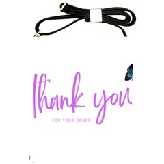 Thank You  Shoulder Sling Bag by lipli