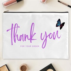 Thank You  Cosmetic Bag (xxxl) by lipli