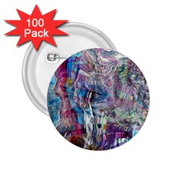 Layered Waves 2 25  Buttons (100 Pack)  by kaleidomarblingart