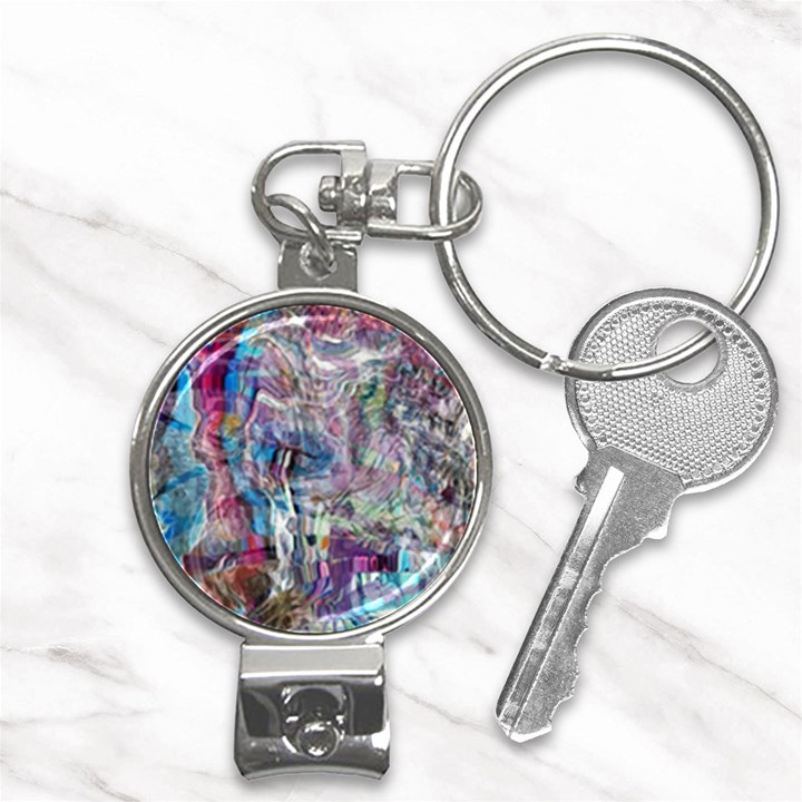 Layered waves Nail Clippers Key Chain