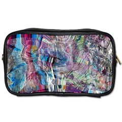 Layered Waves Toiletries Bag (two Sides) by kaleidomarblingart