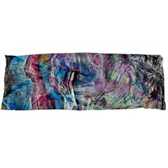 Layered Waves Body Pillow Case (dakimakura) by kaleidomarblingart