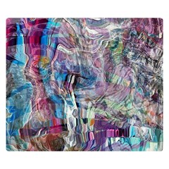 Layered Waves Two Sides Premium Plush Fleece Blanket (kids Size) by kaleidomarblingart