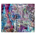 Layered waves Two Sides Premium Plush Fleece Blanket (Kids Size) 50 x40  Blanket Front