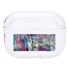 Layered Waves Hard Pc Airpods Pro Case by kaleidomarblingart