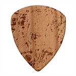 Layered waves Wood Guitar Pick (Set of 10) Front