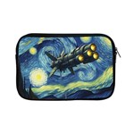 Spaceship Starry Night Van Gogh Painting Apple iPad Mini Zipper Cases Front