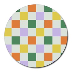 Board Pictures Chess Background Round Mousepad by Maspions