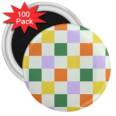 Board Pictures Chess Background 3  Magnets (100 pack)