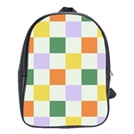 Board Pictures Chess Background School Bag (XL) Front