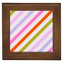 Lines Geometric Background Framed Tile