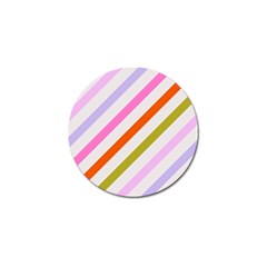 Lines Geometric Background Golf Ball Marker