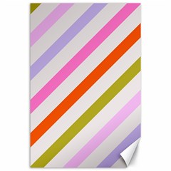 Lines Geometric Background Canvas 24  X 36 