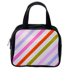 Lines Geometric Background Classic Handbag (one Side)