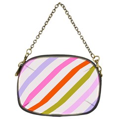 Lines Geometric Background Chain Purse (one Side) by Maspions