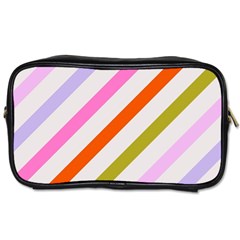 Lines Geometric Background Toiletries Bag (one Side)